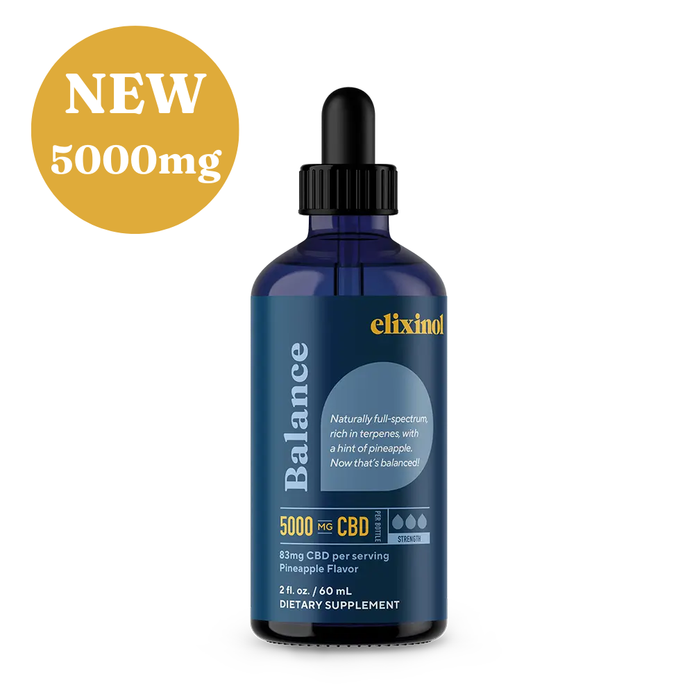 Elixinol Balance Tincture 5000mg Pineapple Tincture
