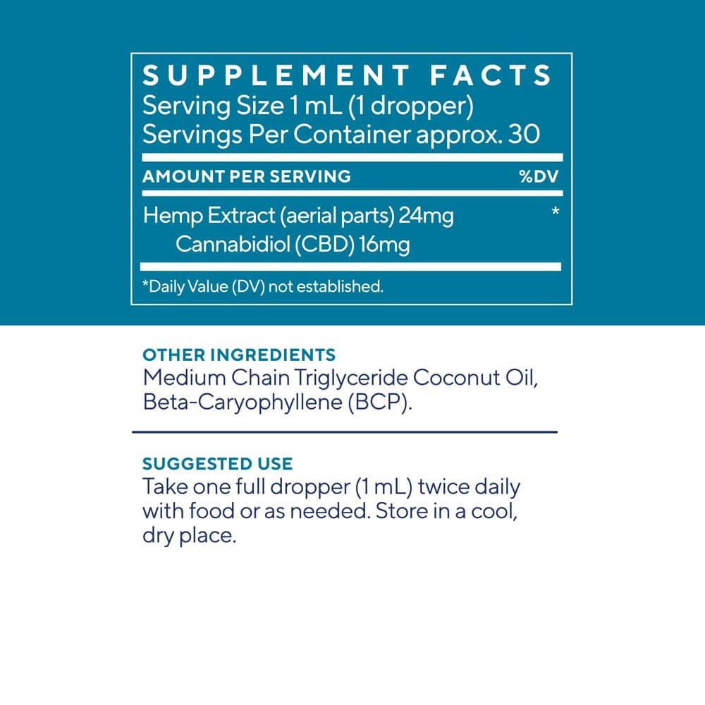 Everyday Daily Balance Tincture - Full Spectrum Tincture Elixinol