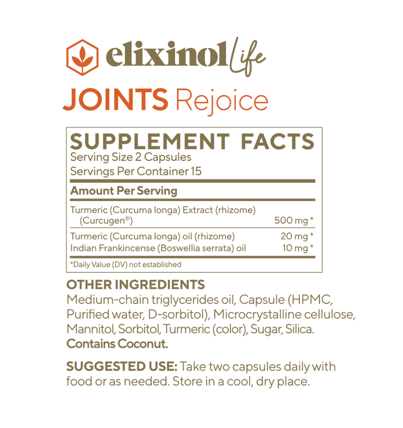 Elixinol Life - Joints Rejoice