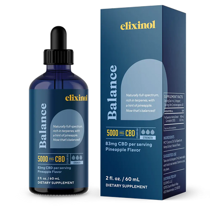 Balance Tincture 5000mg Pineapple Tincture Elixinol