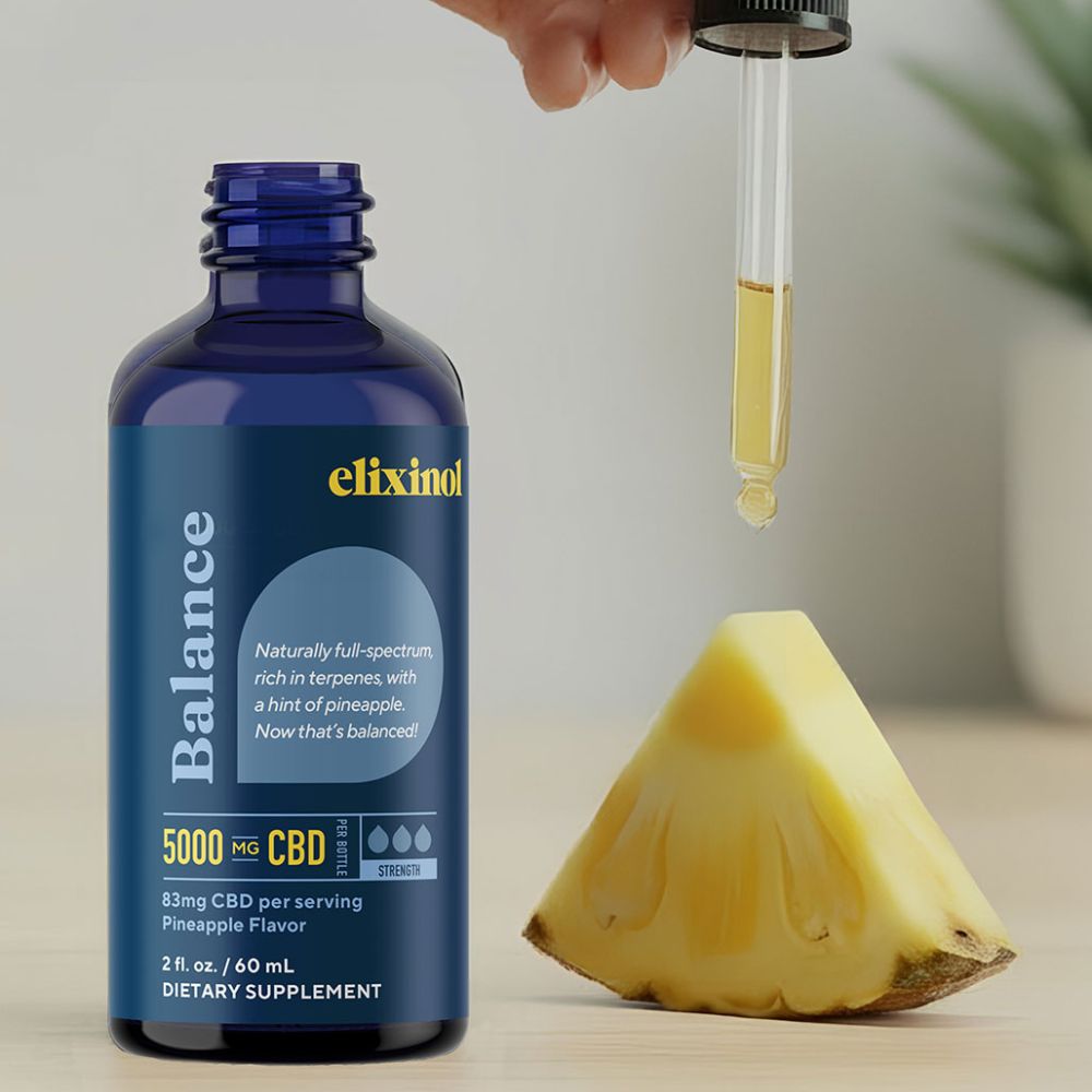 Elixinol Balance Tincture 5000mg Pineapple Tincture