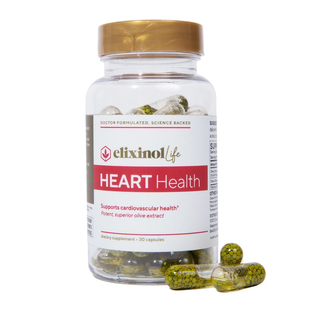 Elixinol Life - Heart Health Capsules Elixinol