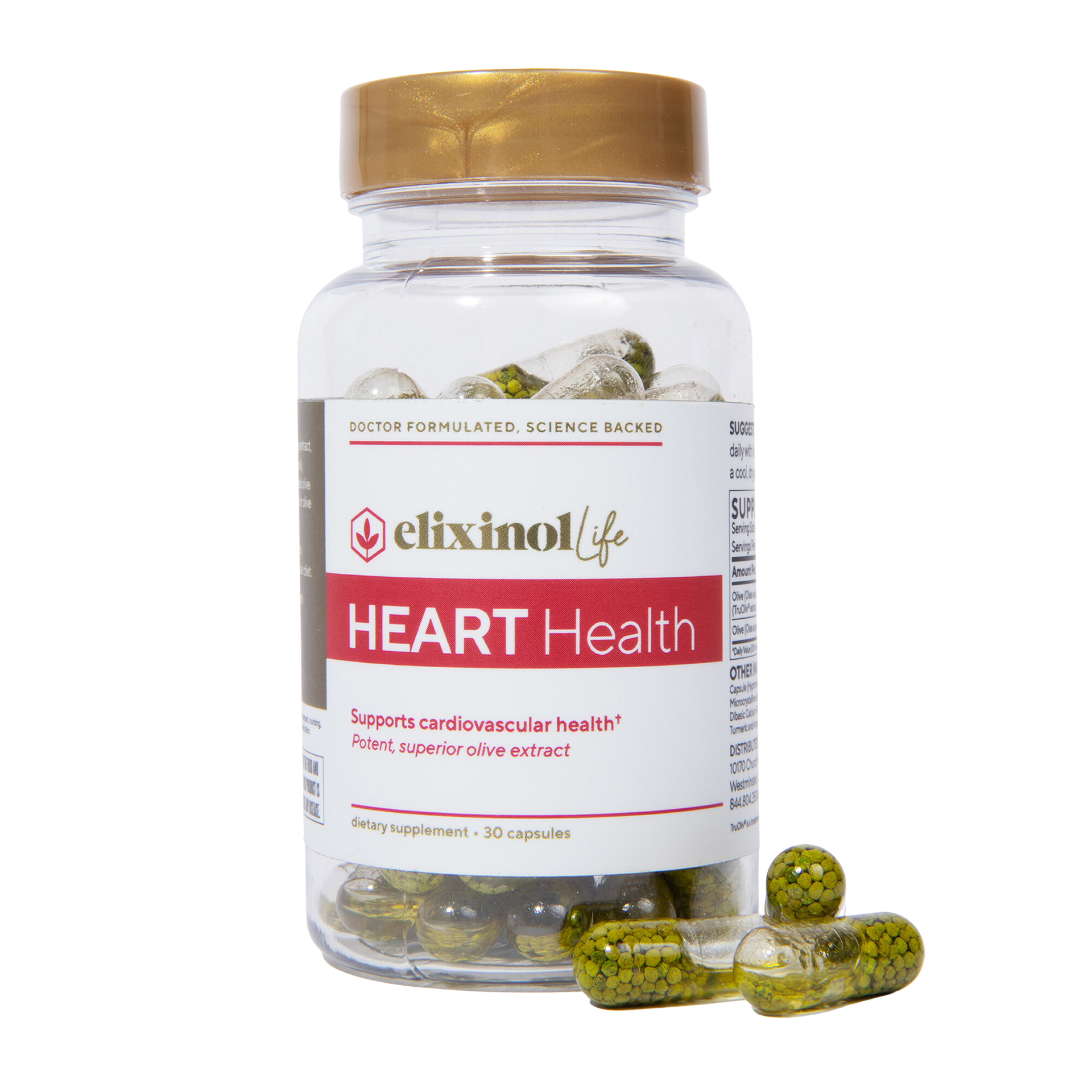 Elixinol Life - Heart Health Capsules Elixinol