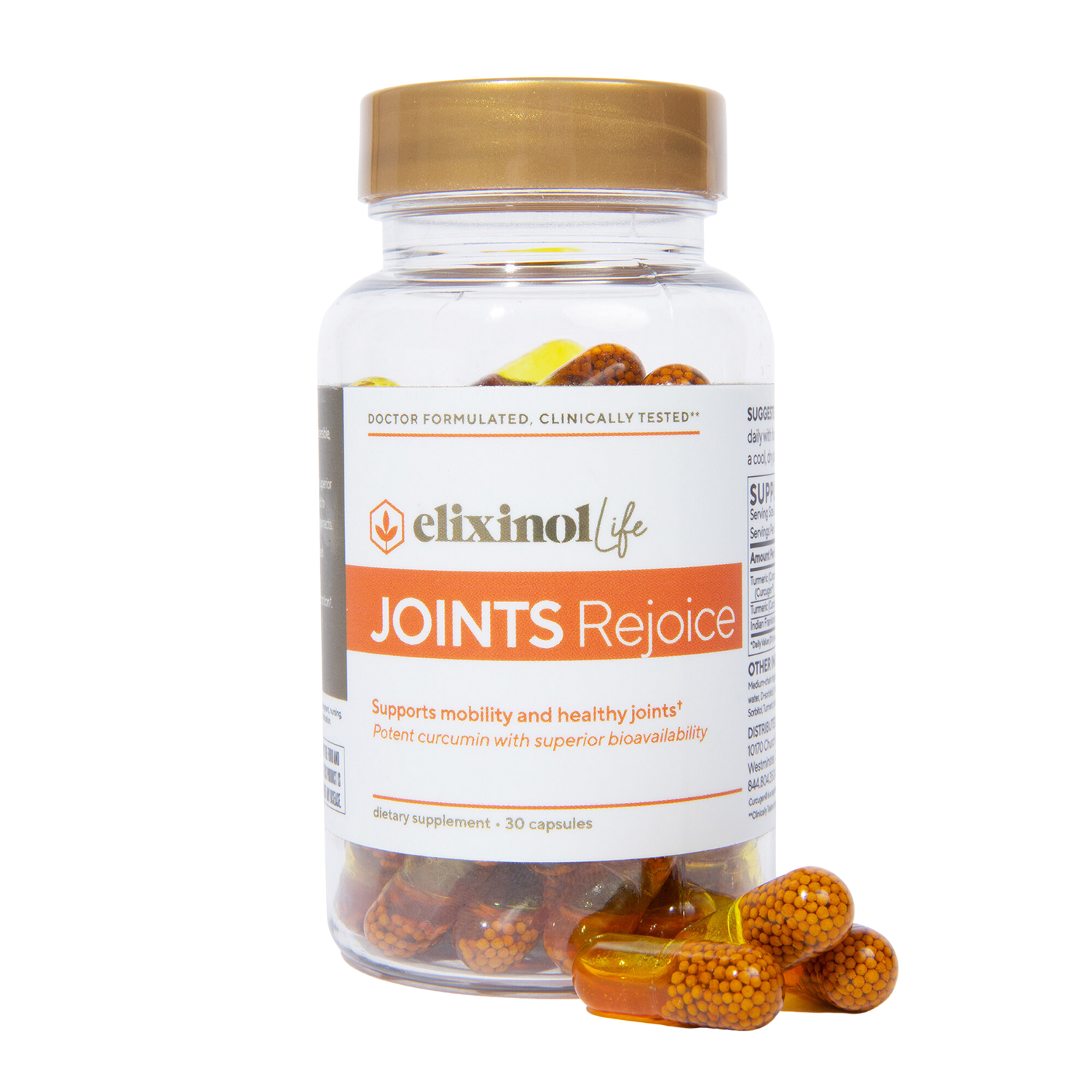 Elixinol Life - Joints Rejoice Capsules Elixinol