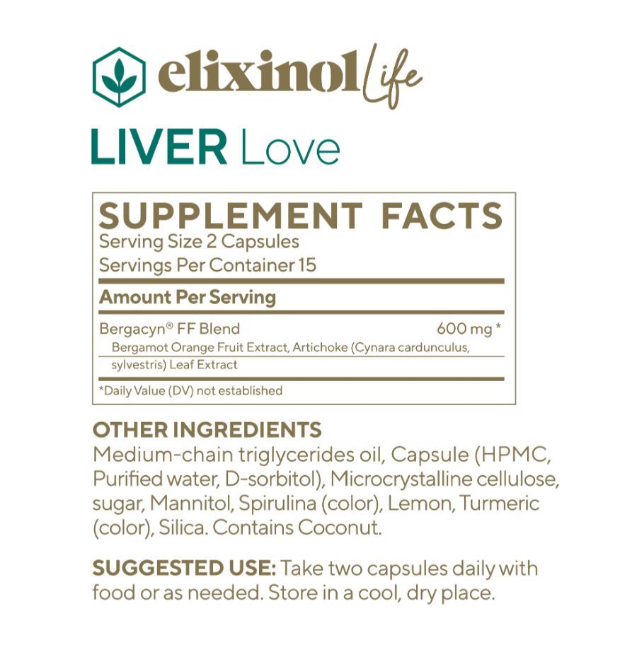 Elixinol Life - Liver Love Capsules Elixinol