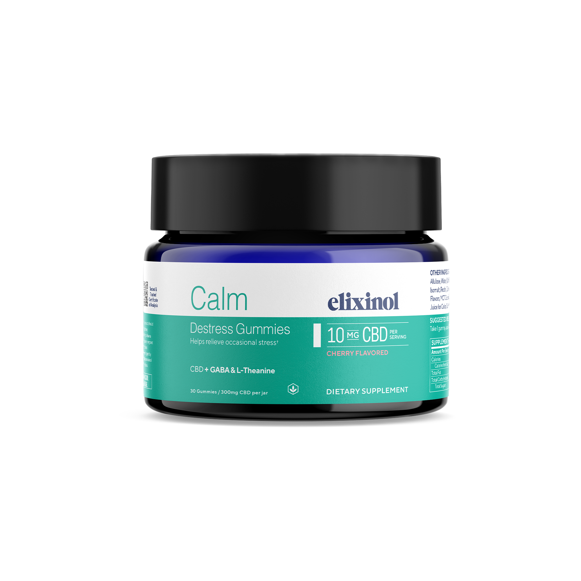 Calm Destress Gummies Gummies Elixinol