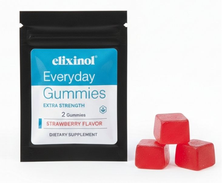 Sample Packs - Everyday Extra Strength Gummies Elixinol