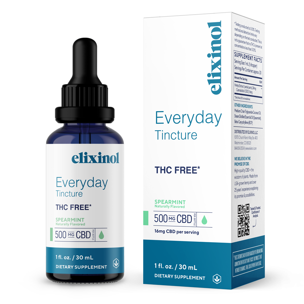 Everyday Tincture THC Free* THC Free Elixinol