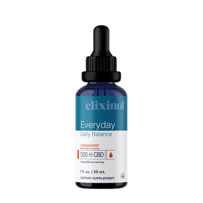 Everyday Daily Balance Tincture - Full Spectrum Tincture Elixinol Cinnamint 500mg