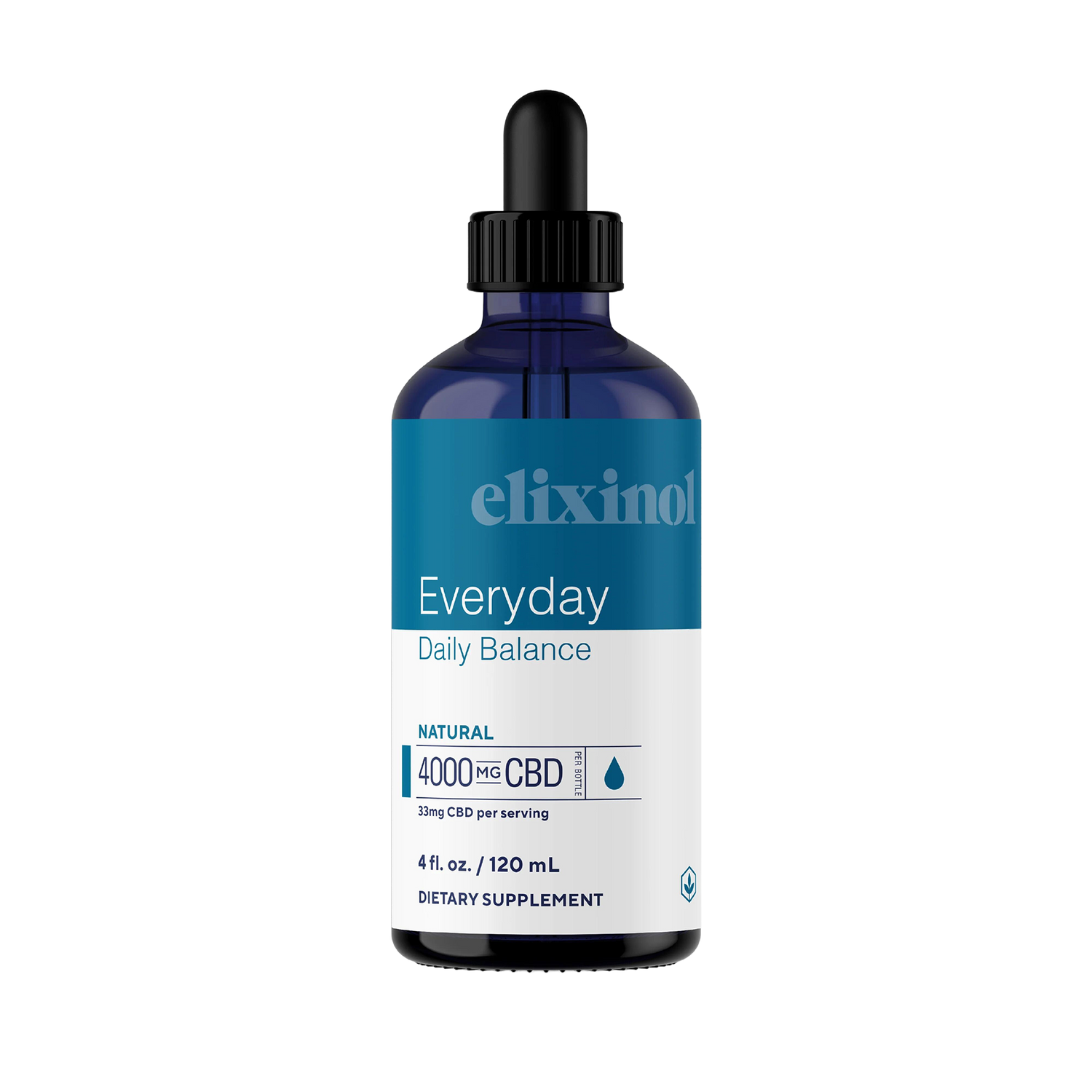 Everyday Daily Balance Extra Strength Tincture Tincture Elixinol Natural 4000mg