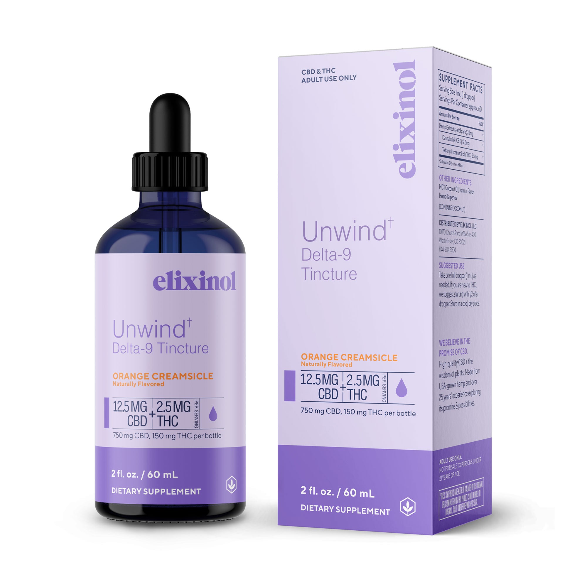 Unwind Delta 9 Tincture Tincture Elixinol