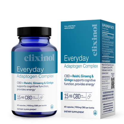 Everyday Adaptogen Complex Capsules Capsules Elixinol