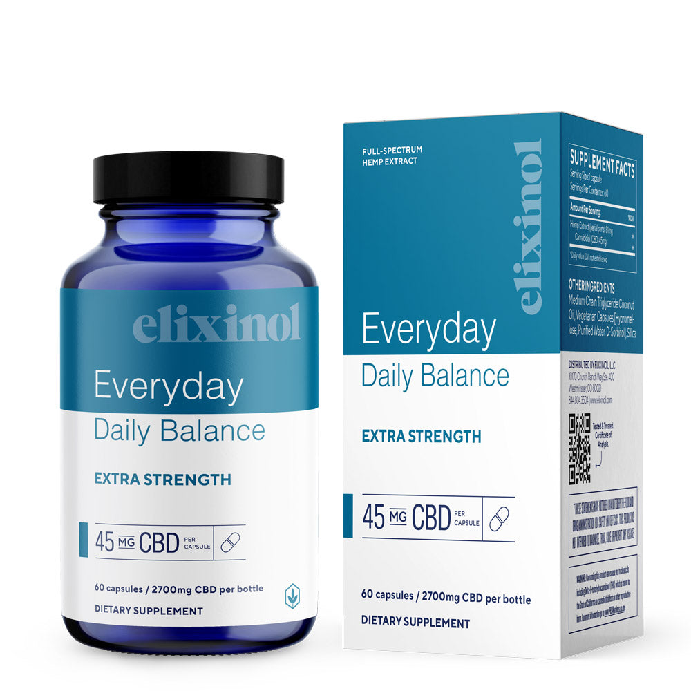 Everyday Daily Balance Extra Strength Capsules Capsules Elixinol