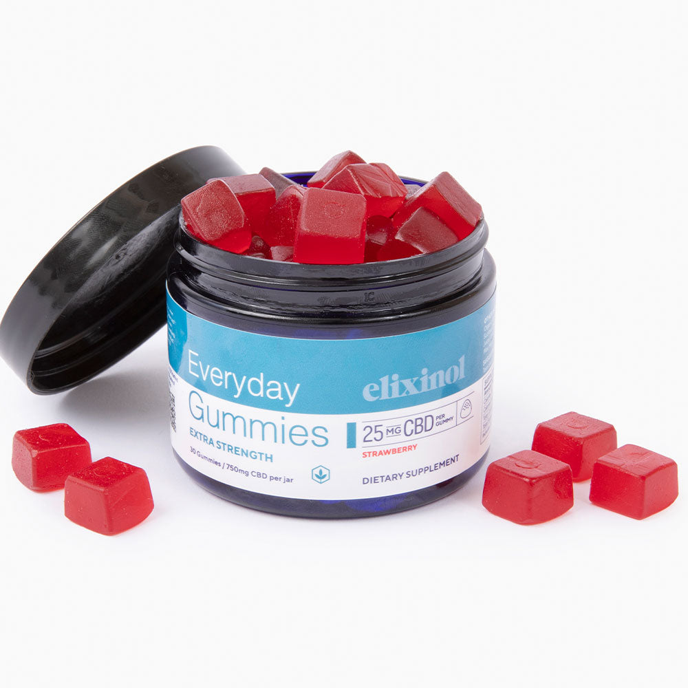 Everyday Extra Strength Gummies Gummies Elixinol