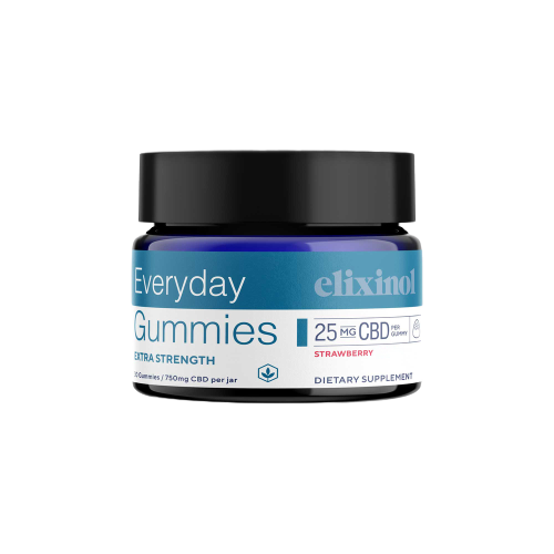 Everyday Extra Strength Gummies Gummies Elixinol