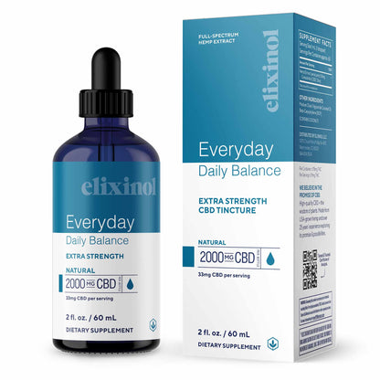 Everyday Daily Balance Extra Strength Tincture Tincture Elixinol