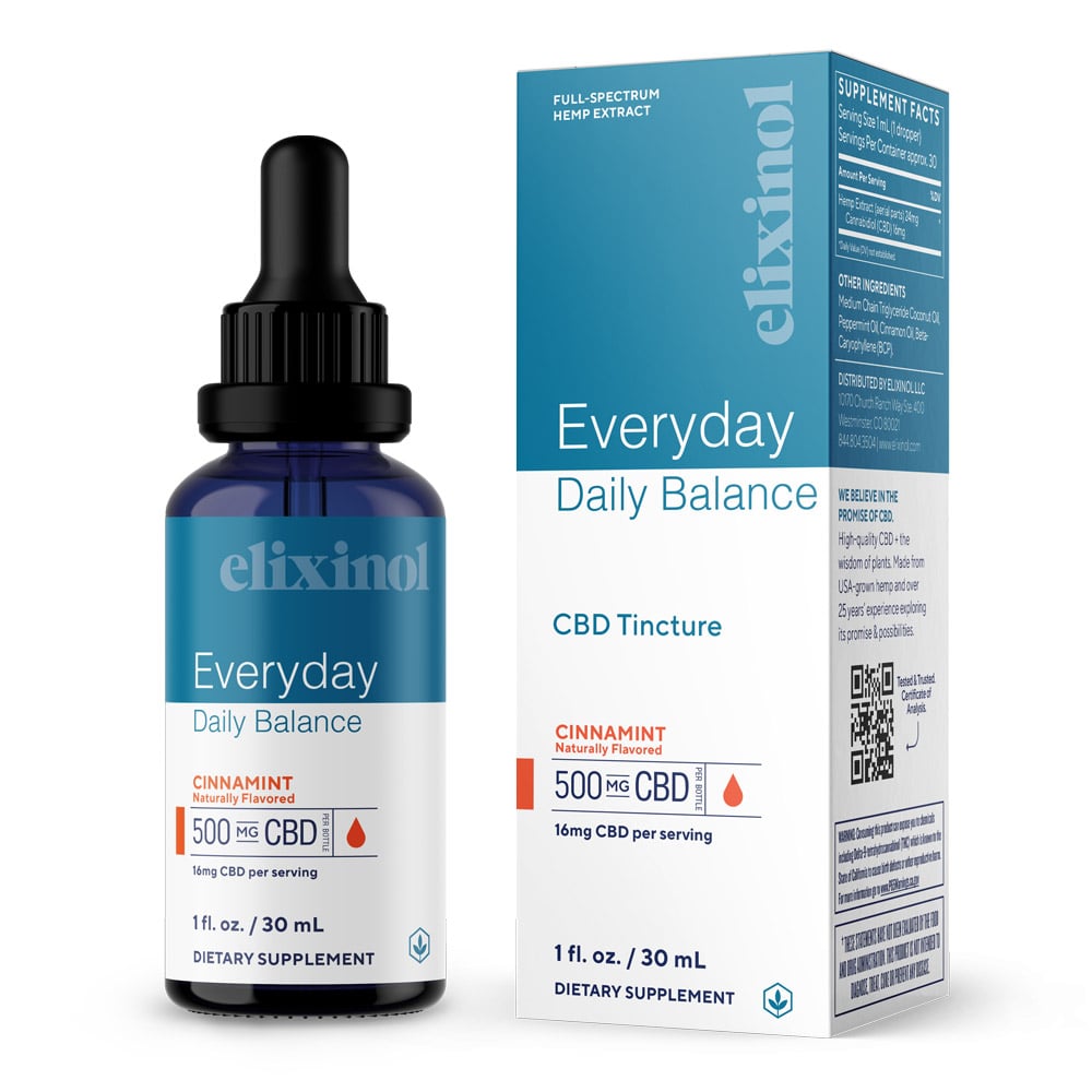 Everyday Daily Balance Tincture - Full Spectrum Tincture Elixinol