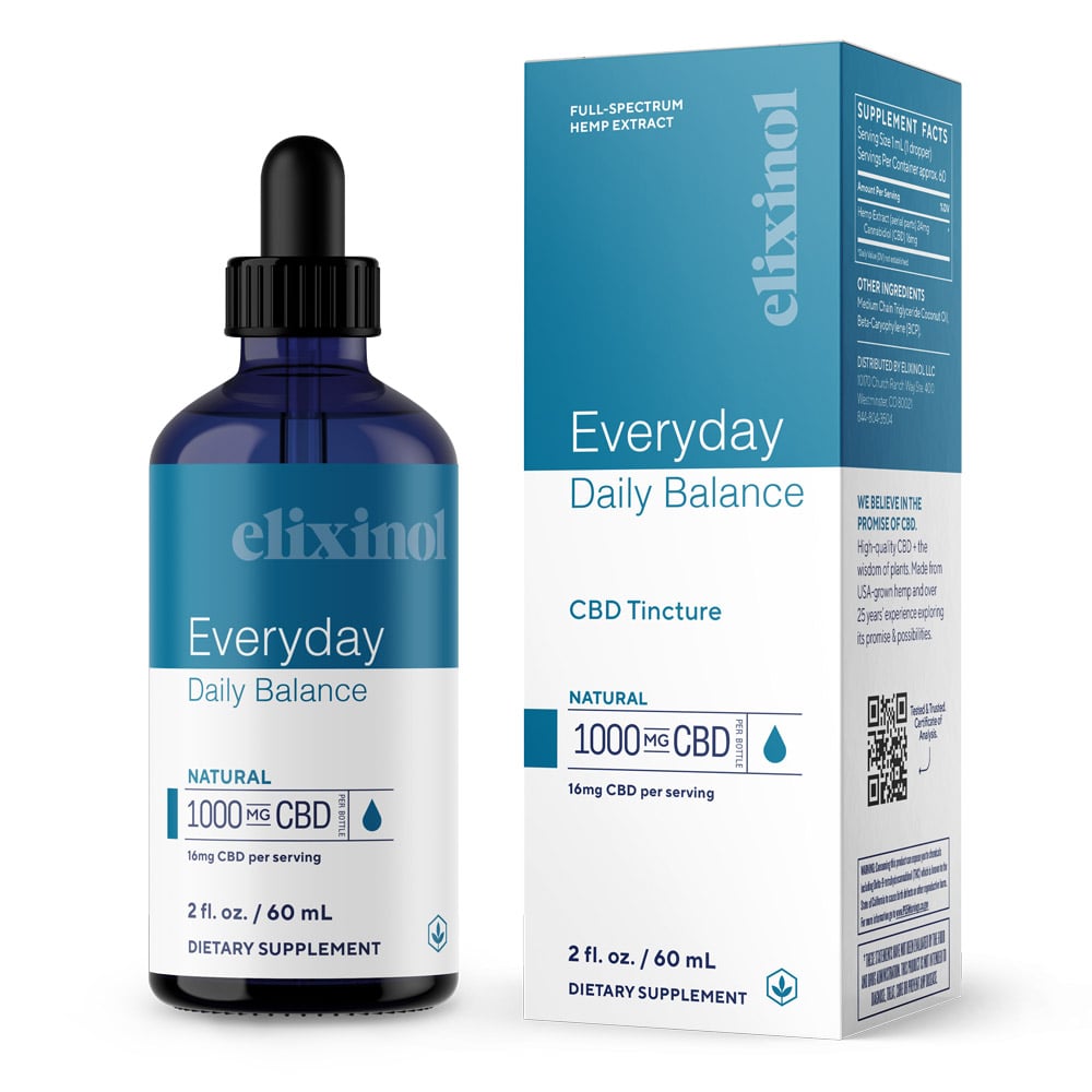 Everyday Daily Balance Tincture - Full Spectrum Tincture Elixinol