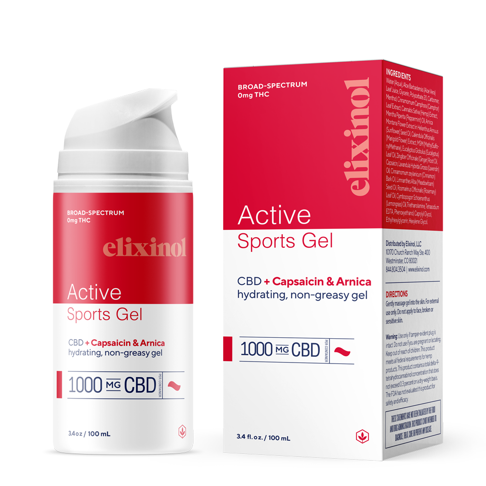 Sports Gel Topical Elixinol